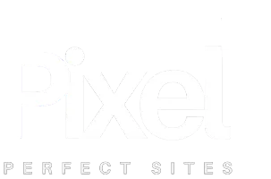 Białe logo PixelPerfectSites